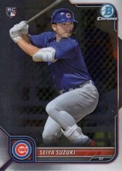 2022 Bowman Chrome Base Set Seiya Suzuki #69 card