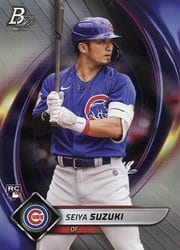2022 Bowman Platinum Base Set Seiya Suzuki #75 card