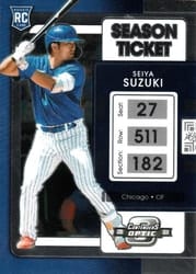 2022 Panini Chronicles Contenders Optic Seiya Suzuki #2 card