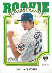 2022 Topps Heritage Rookie Performers Seiya Suzuki #RP-13 card