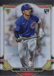 2022 Topps Triple Threads Base Set Seiya Suzuki #48 card