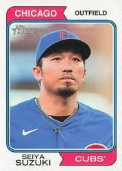 2023 Topps Heritage Base Set Seiya Suzuki #71 card