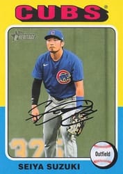 2024 Topps Heritage Mini Base Set Seiya Suzuki #472 card
