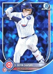 2025 Bowman Chrome Sapphire Edition Base Set Seiya Suzuki #60 card