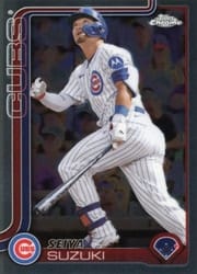 2025 Topps Chrome Base Set Seiya Suzuki #210 card