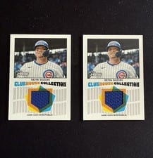 2026 Topps Heritage Clubhouse Collection Relics Seiya Suzuki #CCR-SS card