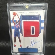 2019 Panini National Treasures Sekou Doumbouya #104 card