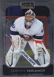 2021-22 O-Pee-Chee Platinum Base Set Semyon Varlamov #122 card