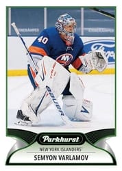 2021-22 Parkhurst Base Set Semyon Varlamov #137 card