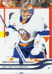 2025-26 Upper Deck Base Set Semyon Varlamov #108 card
