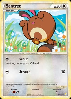 HeartGold & SoulSilver Sentret #80 card