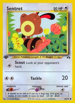 Neo Discovery Sentret #63 card
