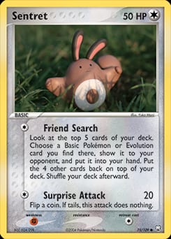 Team Rocket Returns Sentret #75 card