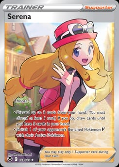 2022 Silver Tempest Serena #193 card