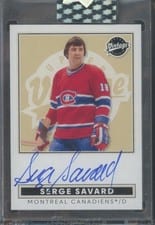 2024-25 Upper Deck Clear Cut Vintage Autos Serge Savard #VA-SS card