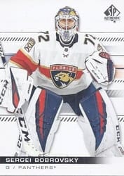 2019-20 SP Authentic Base Set Sergei Bobrovsky #15 card