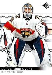 2019-20 SP Base Set Sergei Bobrovsky #15 card