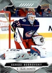 2019-20 Upper Deck MVP Base Set Sergei Bobrovsky #96 card