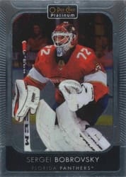2021-22 O-Pee-Chee Platinum Base Set Sergei Bobrovsky #109 card
