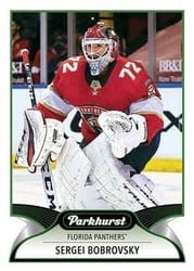 2021-22 Parkhurst Base Set Sergei Bobrovsky #185 card