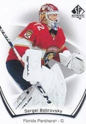 2021-22 SP Authentic Base Set Sergei Bobrovsky #42 card