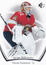 2021-22 SP Base Set Sergei Bobrovsky #42 card