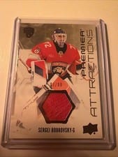 2024-25 Upper Deck Premier Premier Attractions Jersey Sergei Bobrovsky #PA-SB card