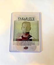 2022-23 Upper Deck Clear Cut Honoured Members Sergei Zubov #HOF-111 card