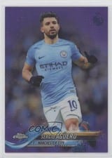 2018 Topps Chrome Premier League Sergio Aguero #55 card