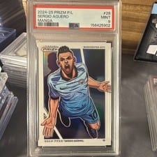 2024 Panini Prizm Premier League Manga Sergio Aguero #28 card