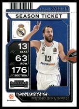 2025-26 Panini Contenders EuroLeague Base Season Ticket Sergio Rodriguez #78 card