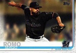 2019 Topps Update Base Set Sergio Romo #US164 card
