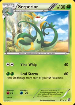 2011 Black & White Serperior #5 card