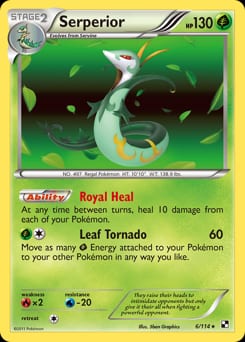 2011 Black & White Serperior #6 card