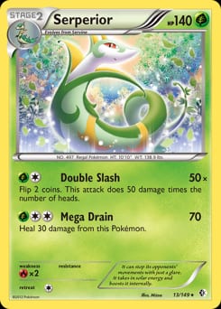 2012 Boundaries Crossed Serperior #13 card