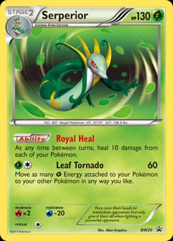 BW Black Star Promos Serperior #BW20 card