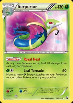 2012 Dragons Exalted Serperior #125 card
