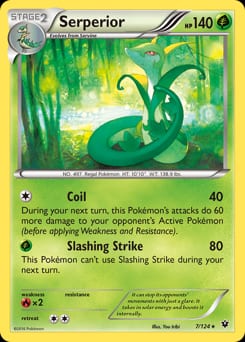2016 Fates Collide Serperior #7 card