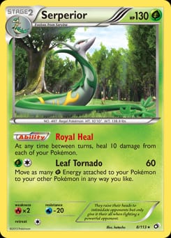 Legendary Treasures Serperior #8 card