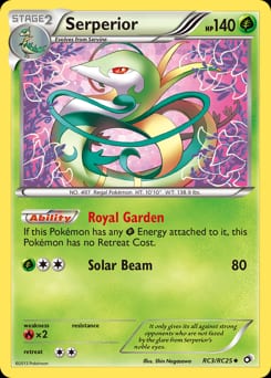 Legendary Treasures Serperior #RC3 card