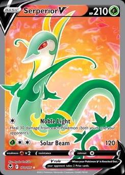 2022 Silver Tempest Serperior V #170 card
