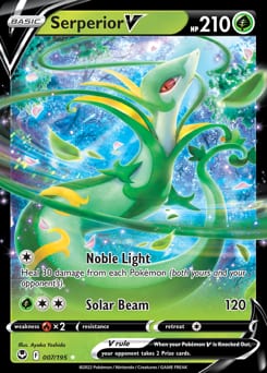 Silver Tempest Serperior V #7 card