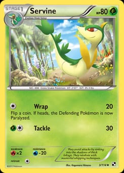 Black & White Servine #3 card