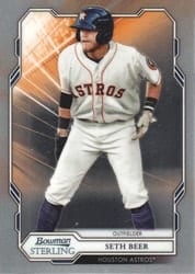2019 Bowman Sterling Base Set Seth Beer #BPR-3 card