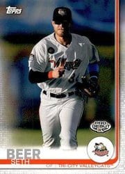 2019 Topps Pro Debut Base Set Seth Beer #117 card