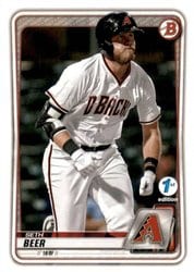 2020 Bowman 1st Edition Base Set Seth Beer #BFE-75 card