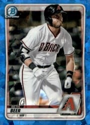 2020 Bowman Sapphire Edition Base Set Seth Beer #BCP-75 card