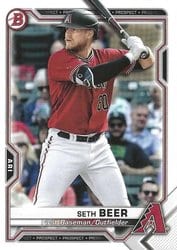 2021 Bowman Prospects Seth Beer #BP-60 card
