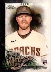 2022 Topps Allen & Ginter Chrome Base Set Seth Beer #162 card