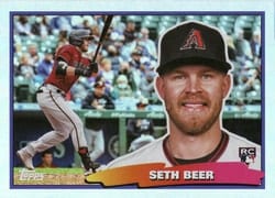 2022 Topps Archives 1988 Topps Big Foil Seth Beer #88BF-47 card